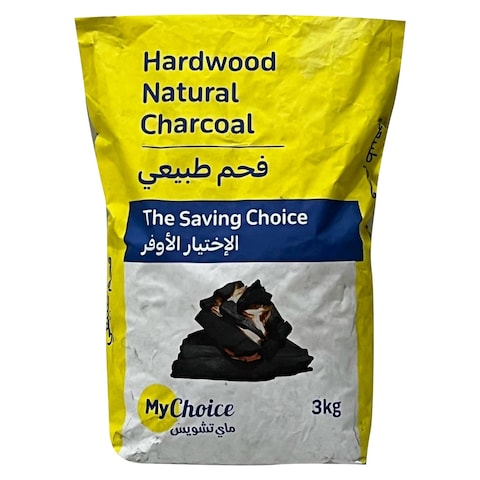 MyChoice Hardwood Natural Charcoal Black 3kg