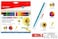 Motarro Hexagon Shape Colored Pencils 24Pcs Set Multicolor(MC096-3)
