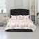In House Oslo Velvet Bed Frame - King - 200x200 cm - Black