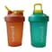 Plastic Shaker Bottle 400ML Assorted