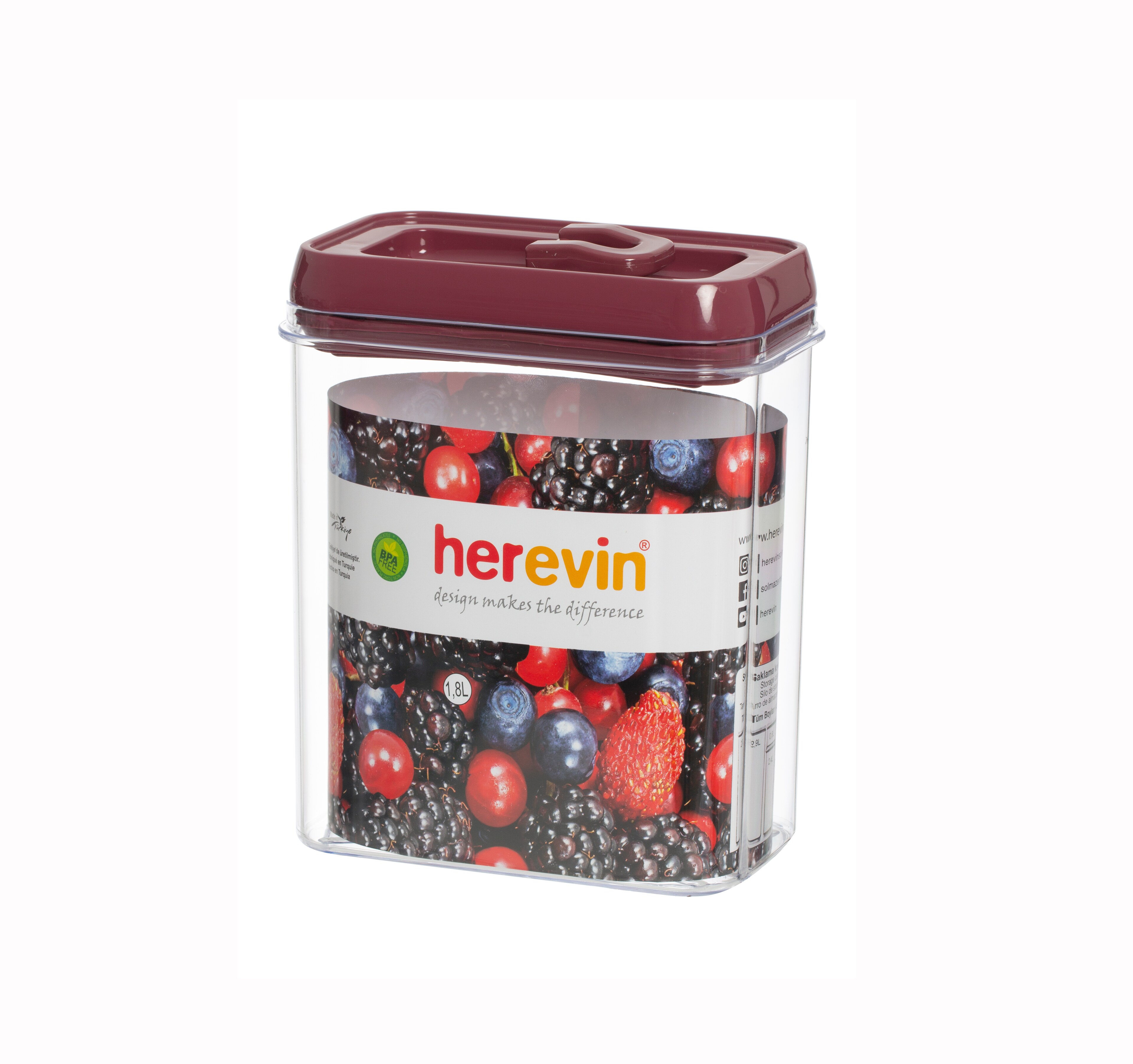 Buy Storage Canister - Red (1.8 Litre) Online | Carrefour UAE