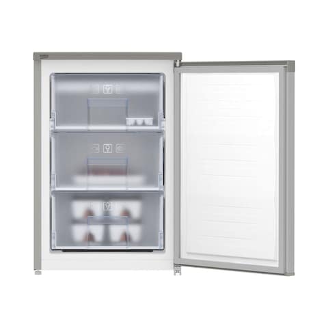 Beko No-Frost Upright Freezer - 1 Drawer - Silver - RFNE102K20S