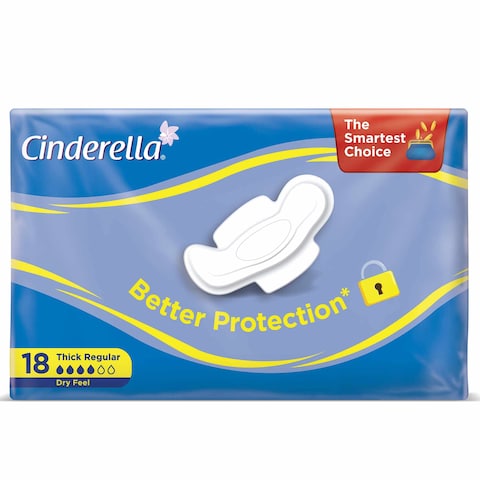 Cinderella Women Pads Wing Month Reg 20 Pads