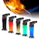 Lavish Lighter High Jet Flame Butane Gas Lighter Torch Refillable Adjustable Butane Jet Lighters Powerful Turbo Lighter Portable Tool 1 Pc Only