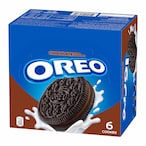 Buy Oreo 6 Cookies Chocolate Cream Filled - 55.2 gram - 12 Pieces in Egypt