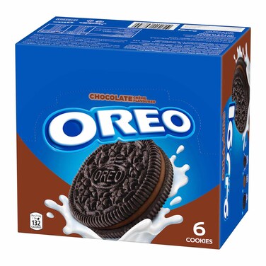 Oreo 6 Cookies Chocolate Cream Filled - 52.5 gm - 12 Pieces