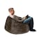 In House Kempes Fur Bean Bag Chair - Large - Brown