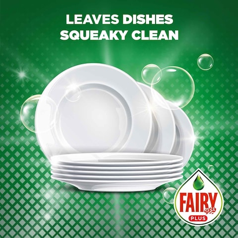 Fairy Plus Original Dishwashing Liquid Soap with alternative power to bleach 600ml Pack of 2