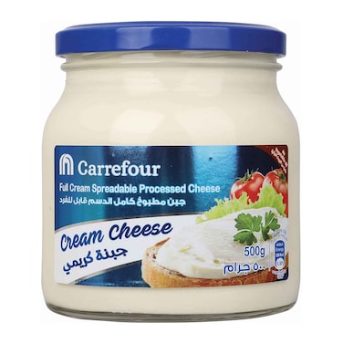 جبنة بالقشدة كارفور سبريد - 500جم