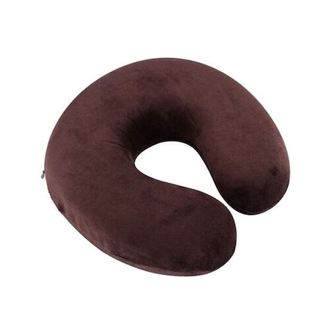 Eco Care N-1 Memory Foam Neck Pillow - Brown