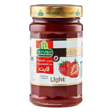 Halawani Bros Light Strawberry Jam - 380 gram