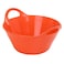 Mintra Plastic Tub With Handle 4.5L Orange