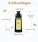 Mokeru Black Hair Dye Shampoo Natural Ginger Fast Cover Gray White In 15 Minutes