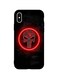 Theodor - Protective Case Cover For Apple iPhone XS Red Skull