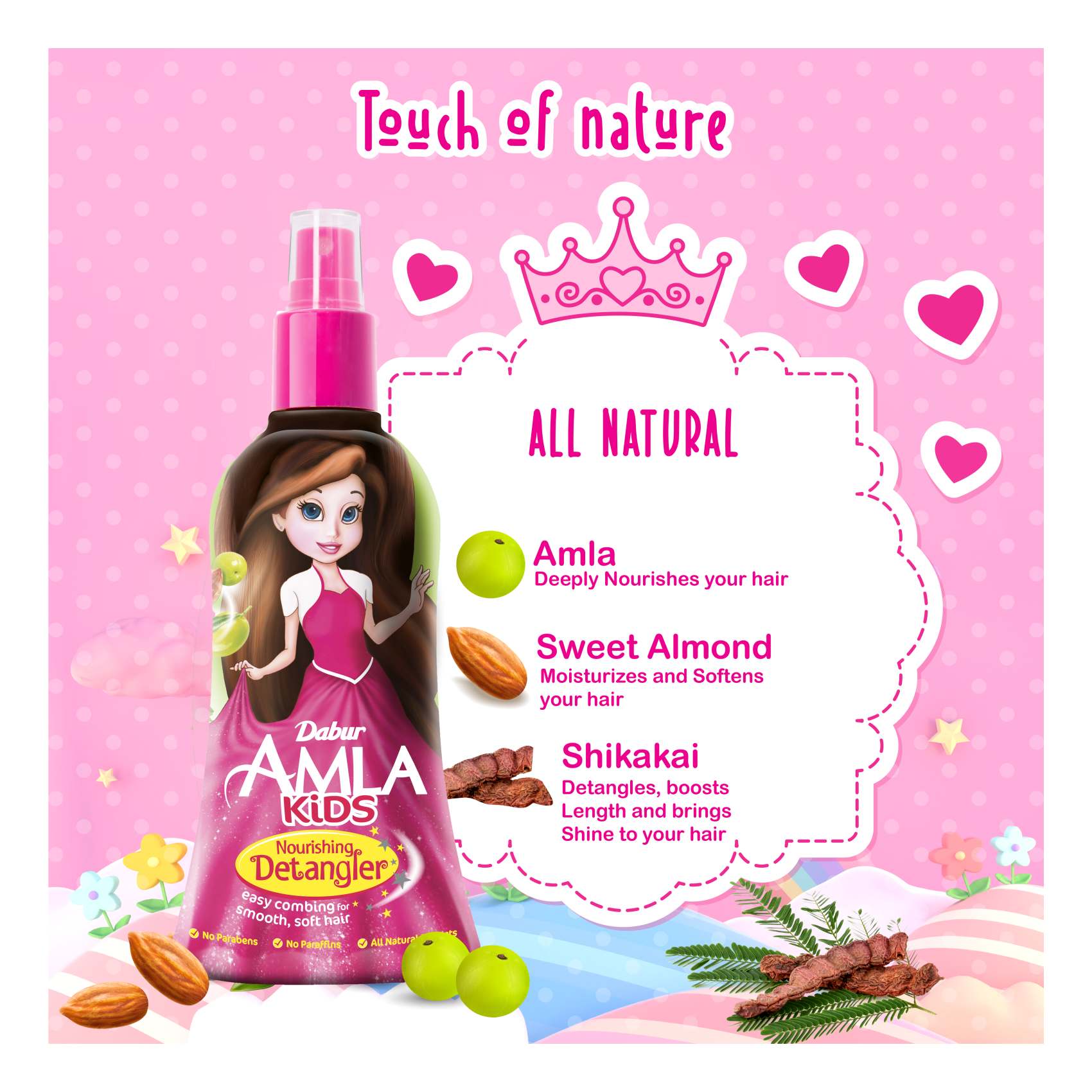 Dabur Amla Kids Nourishing Detangler Oil 200ml