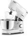 Black+Decker 1000W 6 Speed Stand Mixer with Stainless Steel Bowl, White/Silver - SM1000-B5
