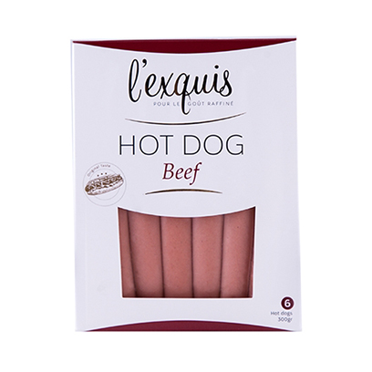 LExquis Hot Dog Beef 300GR