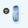 HYDROBREW Water Bottle 800ml with Grab String - Blue