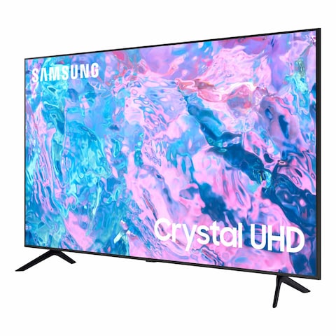 Samsung Smart TV, Crystal UHD, CU7000C, 85 Inch, Black, 2023, Crystal Processor 4K, Smart Hub, Object Tracking Sound Lite, UA85CU7000UXZN