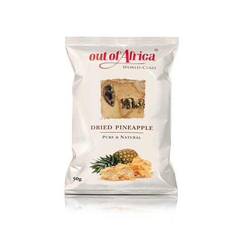 Out of Africa Pure And Natural Dried Pineapple 60g