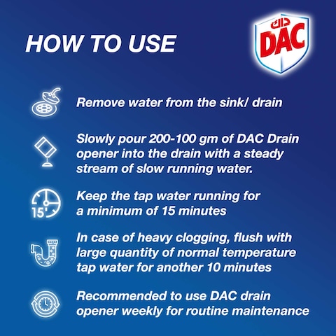 Dac Drain Opener Crystal 1kg