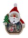 Christmas LED Table Decoration Santa 11x16cm