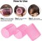 10pcs Self Grip Hair Rollers Pro Salon Hairdressing CurlersProfessional Hair Salon tool(Blue)