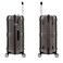 Eminent Hard Case Travel Bag Large Luggage Trolley Polycarbonate Lightweight Suitcase 4 Quiet Double Spinner Wheels With Tsa Lock KJ97 Gold Grey