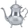 Shallow Moroccon Tea Pot Flower Engraving Design Material Brass - 350ml