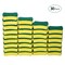 Decdeal - 30pcs Multi-purpose Double-faced Sponge Scouring Pads Dish Washing Scrub Sponge Stains Removing Cleaning Scrubber Brush for Kitchen Garage Bathroom