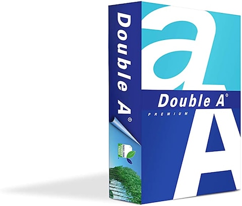 Double A - Printer Copy Paper, Size A5, GSM 80, 500 Pages Ream