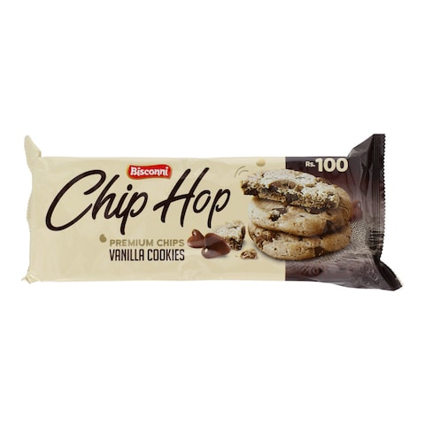 Bisconni Chip Hop Premium Chips Vanilla Cookies 156 gr