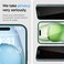 Spigen GLAStR EZ FIT [PRIVACY 2 Pack] designed for iPhone 15 Privacy Screen Protector Premium Tempered Glass with Auto Align technology - 2 PACK