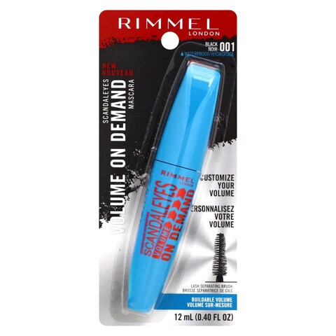 Rimmel London - Scandaleyes Volume On Demand Waterproof Mascara  001 Black 12ml