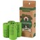 Doreen Pet Dog Cat Waste Poop Bags PBAT Degradable Biodegradable Supplies Pick up Bag  Portable Pet Poop Garbage Bag (60pcs GC1863A)