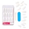 Kiss Salon Naturals False Nails KSN07C White 28 PCS