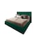 In House Palermo Velvet Bed Frame - Single - 200x100 cm - Dark Green