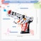 Cofeymera Small Manual Splatter Ball Gun, G26 Gel Blaster Without Charge, For Backyard Fun And Outdoor Team Shooting Games, Ages 12+, Red