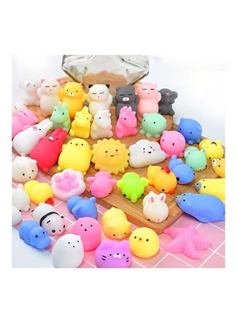 Onlyo 40-Piece Unicorn Squishy Stress Relief Toy Set