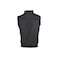 LA Collection Men Mock Neck Sl Black Medium