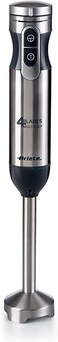Ariete 7 In 1 Hand Blender, 1000W, 2L Food Processor, 500Ml Chopper,Puree/Masher For Mashing Potatoes, Metallic&quot;Min 1 year manufacturer warranty&quot;