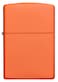 Zippo Lighter Model 231 Regular Orange Matte