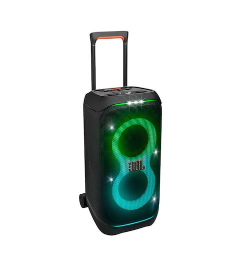 JBL Partybox Stage 320 Portable Party Speaker with Wheels - Black