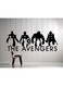 Spoil Your Wall Avenger Decorative Wall Sticker Black 100x40cm