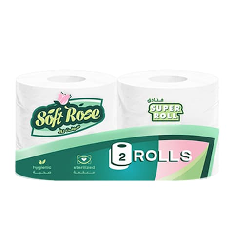 Soft Rose Compressed Toilet Rolls - 2 Rolls