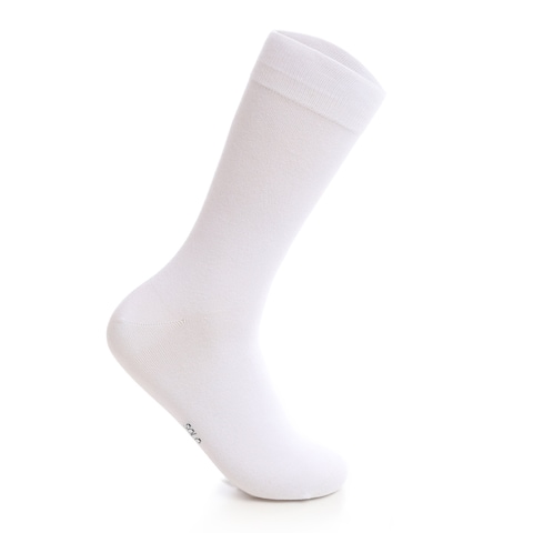 Solo Plain Classic Socks For Men - White