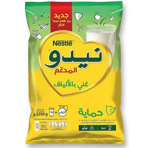 Nestle Nido Fortified Milk Powder Rich In Fiber Pouch 2250 Gram