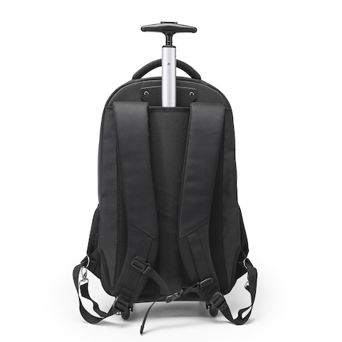 Senator Rolling Trolley Backpack Unisex Carryon Luggage 21 Inch Laptop Travel Suitcase Business Bag College Student KH8044 Black