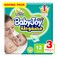 babyjoy saving pack size 3 medium x 12 diapers