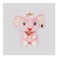 Cuddles Marshmallow Elephant Plush Toy Pink 35cm